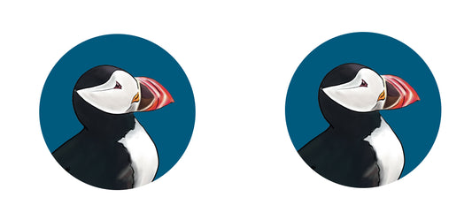 Blue Puffins Logo Mug