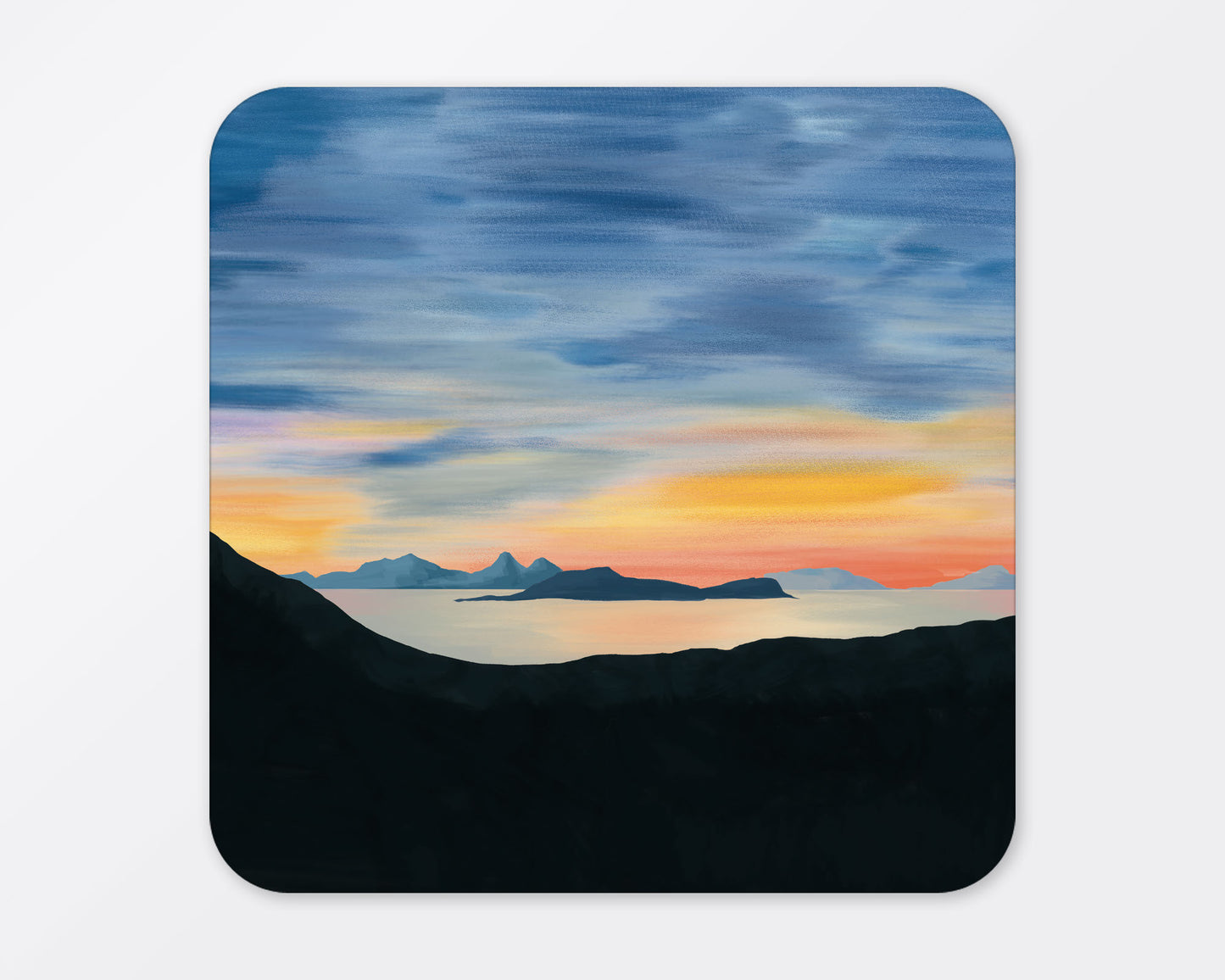 Island Sunset Magnet