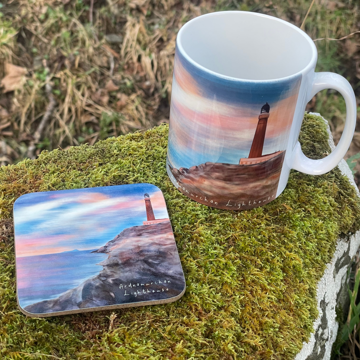 Sunset at the Lighthouse Mug