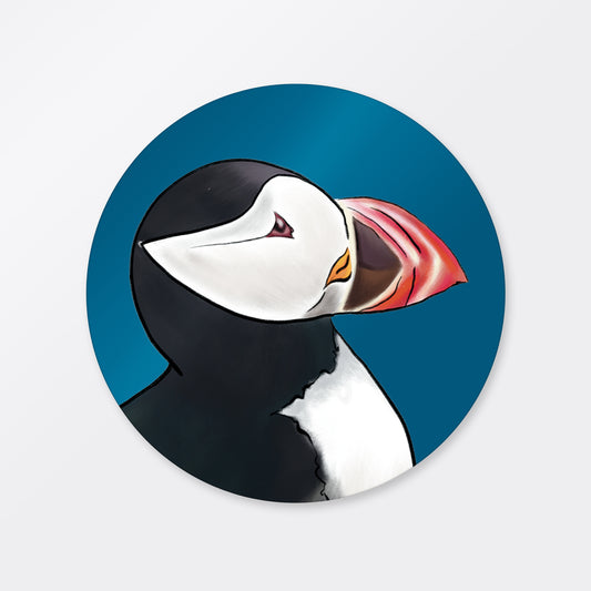 Blue Puffin Magnet