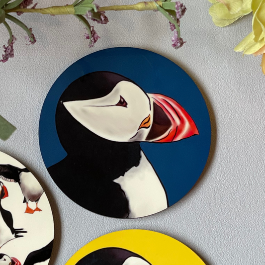 Blue Puffin Magnet