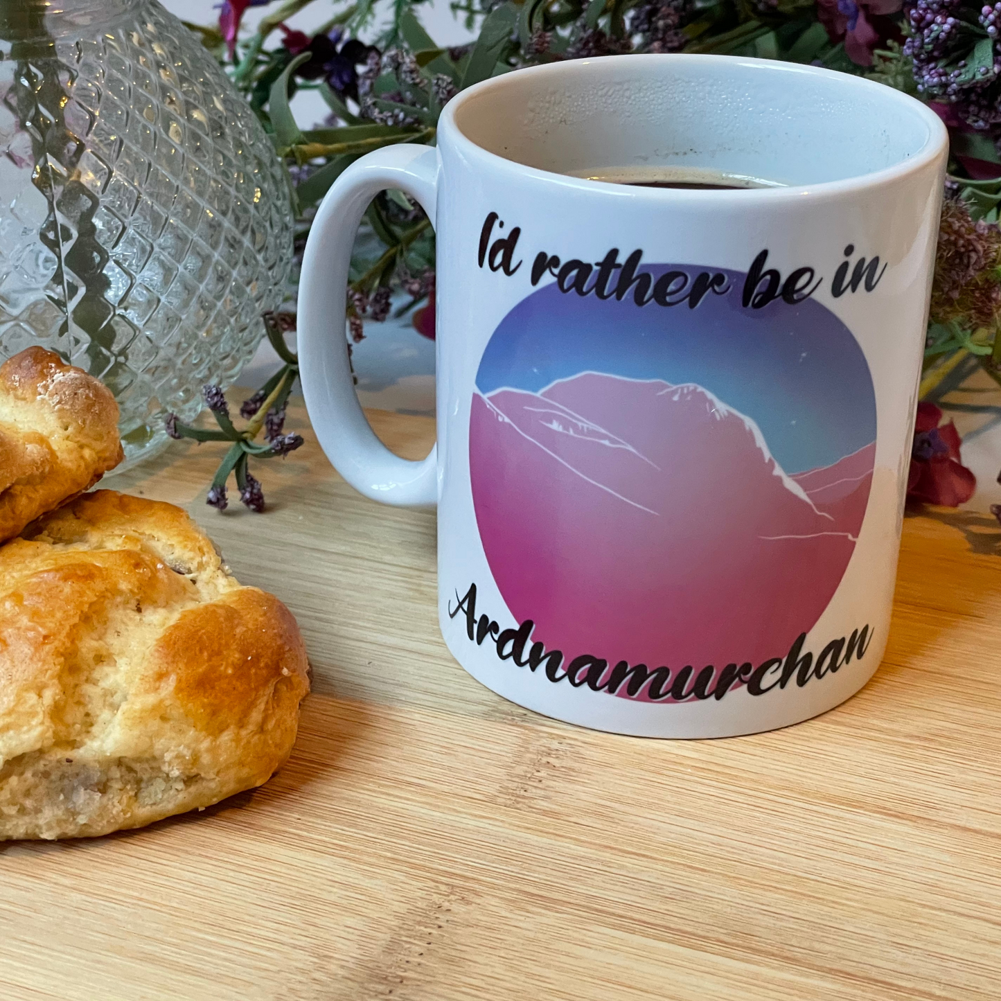 I'd Rather Be In Ardnamurchan Logo Mug